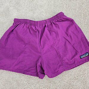 Patagonia Kids Purple Quick-Dry Shorts With Mesh Lining - Size 8